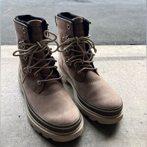 Sorel Women's Brown Lace-Up Boots